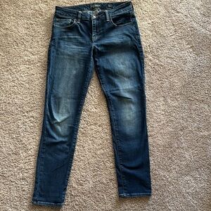 Lucky Brand Blue Skinny Jeans with Faded Wash